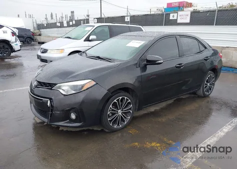 2016 Toyota Corolla S Plus from USA, damaged, VIN 5YFBURHE6GP564737
